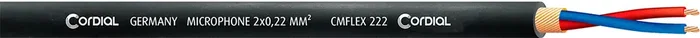 CORDIAL CMK 222 FLEX Bobine de câble micro 100 m ultra flexible - AWG 24, 2 conducteurs CORDIAL CMK 222 FLEX Bobine de câble micro 100 m ultra flexible - AWG 24, 2 conducteurs