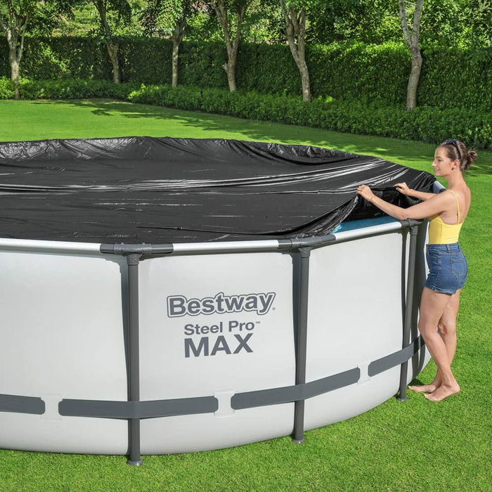 Bestway Couverture Piscine PVC D457 cm Jardin 58038 Bestway Couverture Piscine PVC D457 cm Jardin 58038