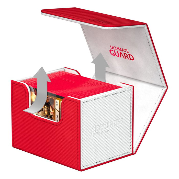 Ultimate Guard Sidewinder 100+ Xenoskin Synergy - Red/White Ultimate Guard Sidewinder 100+ Xenoskin Synergy - Red/White