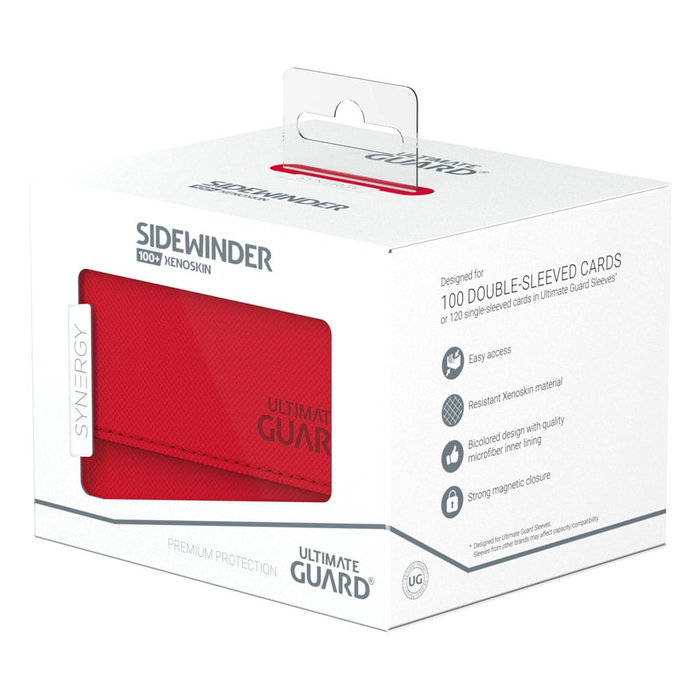 Ultimate Guard Sidewinder 100+ Xenoskin Synergy - Red/White Ultimate Guard Sidewinder 100+ Xenoskin Synergy - Red/White