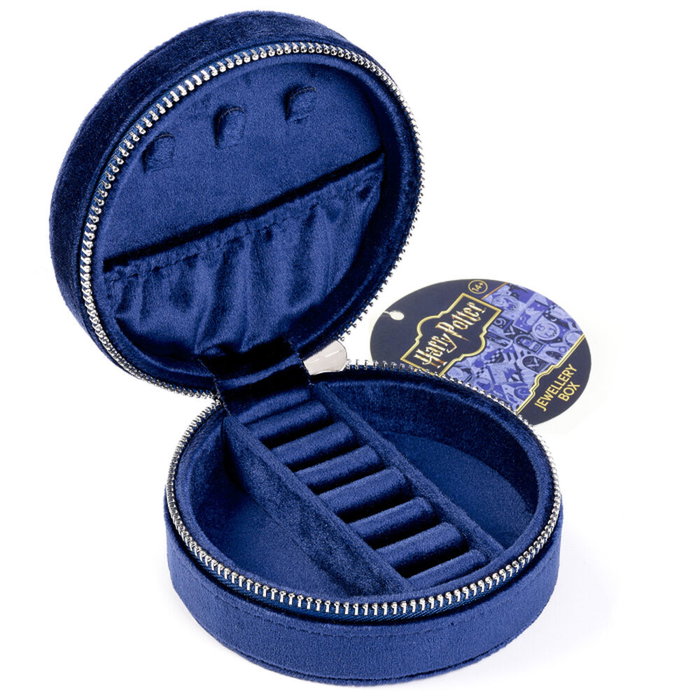 THE CARAT SHOP Boîte à bijoux en velours Harry Potter avec symbole Deathly Hallows - 100% Polyester