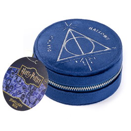 THE CARAT SHOP Boîte à bijoux en velours Harry Potter avec symbole Deathly Hallows - 100% Polyester