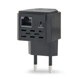 GEMBIRD WNP-RP300-03-BK Répéteur WiFi Noir