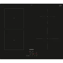 Siemens - Plaque de cuisson à induction - 4 feux - 60 cm - Puissance 4600 W - EE611BPB5E IQ500 - Commande tactile