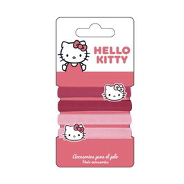 Cerdá Accessoires Pelo Coletero Hello Kitty 4 Pièces Fuchsia