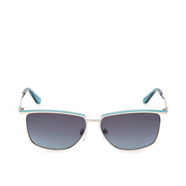 Guess Gafas Lunettes de Soleil Rectangulaires Femme GU00133 92W Bleu Verre 56 mm