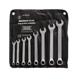 WOLFPACK LINEA PROFESIONAL Jeu de 8 clés combinées Wolfpack Plus 8-19 mm