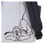 LOUNGEFLY Sac à dos nylon Mickey and Friends Disney 44 cm - Sac à dos à bretelles réglables et rembourrées avec fermoirs métalliques argentés et doublure assortie