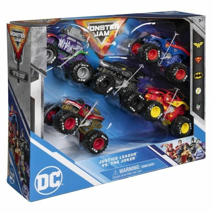 Monster Jam Coffret de 5 véhicules Die-Cast 1:64 DC Comics