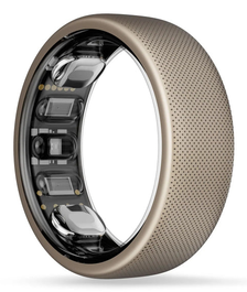 Amazfit Wearable Helio Ring W2321TY1N, bague connectée en titane couleur argent
