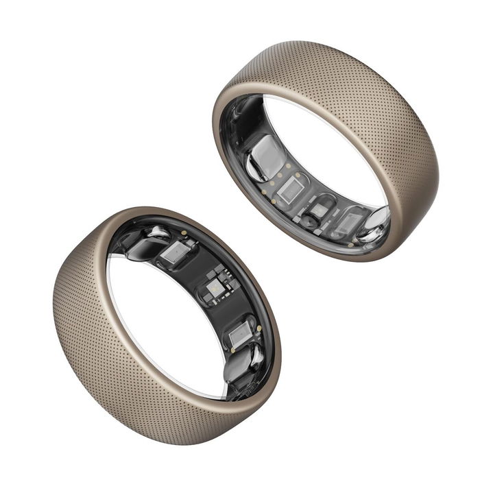 Amazfit Wearable Helio Ring W2321TY1N, bague connectée en titane couleur argent