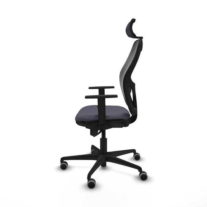Piqueras y Crespo Chaise de Bureau avec Appui-tête Jorquera 1D036G2 Gris foncé Piqueras y Crespo Chaise de Bureau avec Appui-tête Jorquera 1D036G2 Gris foncé