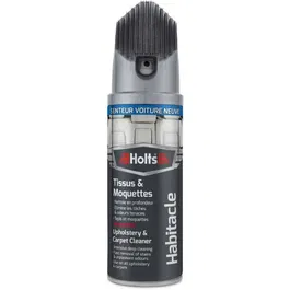 Holts Nettoyant pour tissus et moquettes avec brosse, parfum voiture neuve, 400 ml