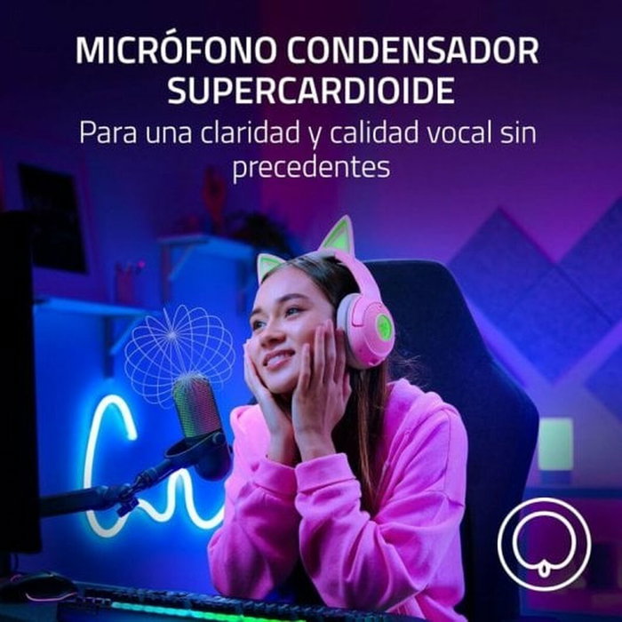 Razer Seiren V3 Chroma Micro USB - Microphone Gaming avec RGB (RZ19-05060100-R3M1)