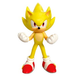 COMANSI - Figurine Super Sonic Sonic the Hedgehog - Environ 9 cm