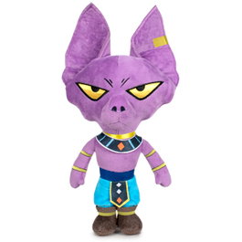PLAY BY PLAY Peluche Beerus Dragon Ball Z - Figurine en peluche officielle - 31 cm