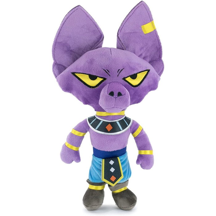 PLAY BY PLAY Peluche Beerus Dragon Ball Z - Figurine en peluche officielle - 31 cm