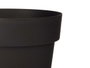 Ibergarden Pot en plastique anthracite 20 cm de diamètre 19 cm de hauteur (Set de 12)