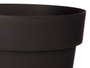 Ibergarden Pot en plastique anthracite 20 cm de diamètre 19 cm de hauteur (Set de 12)