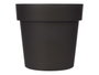 Ibergarden Pot en plastique anthracite 20 cm de diamètre 19 cm de hauteur (Set de 12)
