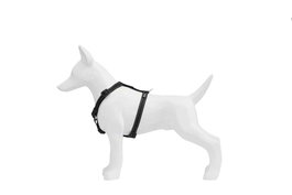 Freedog Harnais en Nylon Réfléchissant Noir 10mm x 20/30cm