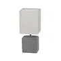 RABALUX Rabalux Orlando Lampe de Table Gris Céramique Métal Textile 30 cm Hauteur 13.5 cm Largeur E14 40W IP20 RAB-4458