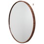 Home Deco Factory Ensemble de 3 Miroirs Toronto Effet Bois