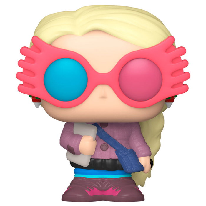 FUNKO - Expositor Bitty POP Harry Potter Château de Poudlard avec Figurines Albus Dumbledore et Luna Lovegood - Pour 18 Personnages