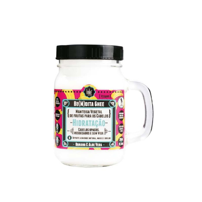 Lola Cosmetics Be(M)dita Ghee Masque Hydratant Banane et Aloe Vera 350 g Lola Cosmetics Be(M)dita Ghee Masque Hydratant Banane et Aloe Vera 350 g