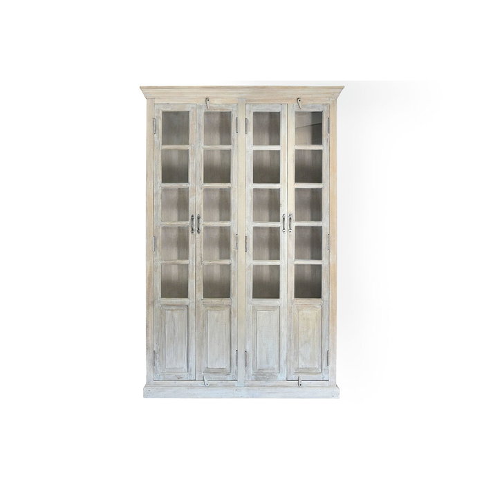 Présentoir Home ESPRIT Blanc Bois de manguier 135 x 50 x 210 cm Présentoir Home ESPRIT Blanc Bois de manguier 135 x 50 x 210 cm