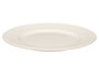 VESSIA Plat à dessert en porcelaine blanc relief losanges 20,5 cm