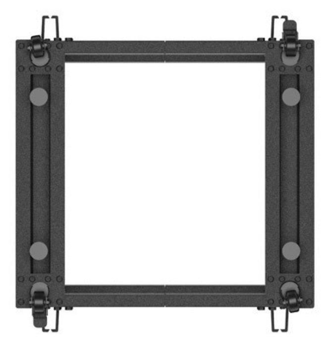 Lanberg Armario Rack Abierto 19 Pouces 9U 600x600mm Noir