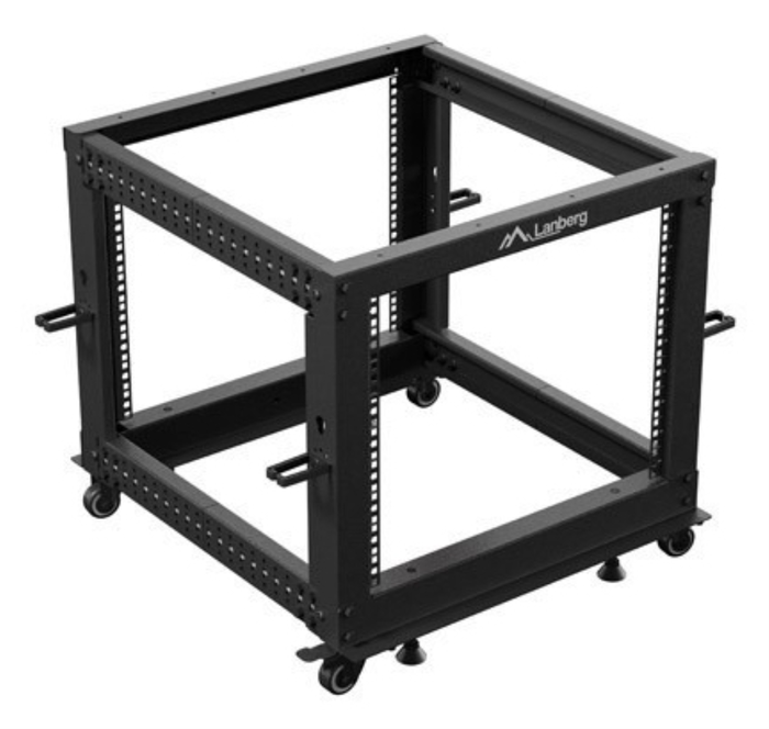 Lanberg Armario Rack Abierto 19 Pouces 9U 600x600mm Noir