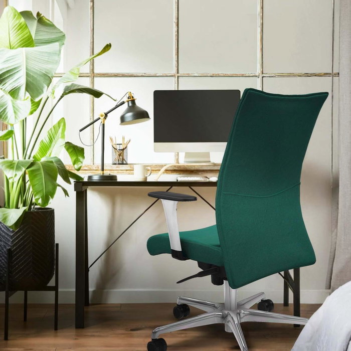 Piqueras Y Crespo Chaise de direction Albacete, mécanisme synchrone, Vert bouteille Piqueras Y Crespo Chaise de direction Albacete, mécanisme synchrone, Vert bouteille