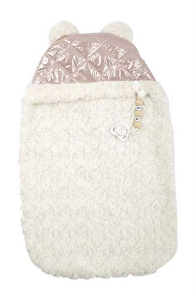 Muñecas Arias - Poupée reborn Sandra avec couverture de 40 cm, corps souple - Jeu en espagnol
