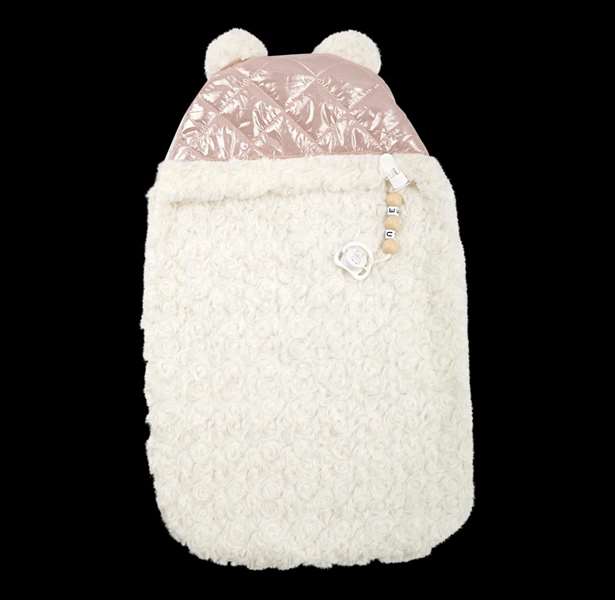 Muñecas Arias - Poupée reborn Sandra avec couverture de 40 cm, corps souple - Jeu en espagnol