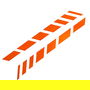 Foliatec Autocollant De Voiture Design Ombres Orange FO33943 9x77cm 2 Pièces