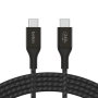 Belkin CAB015bt1MBK Câble USB-C vers USB-C 1m Boost Charge 240W Charge Rapide Power Delivery