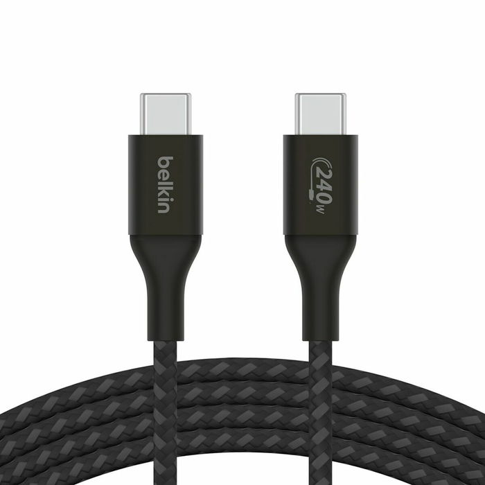 Câble USB-C vers USB-C Belkin CAB015BT1MBK Noir 1 m