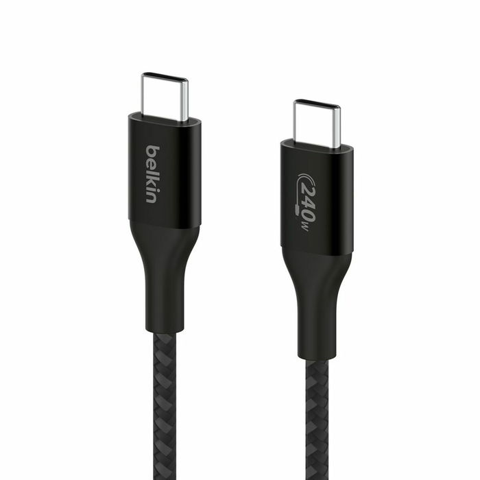 Câble USB-C vers USB-C Belkin CAB015BT1MBK Noir 1 m