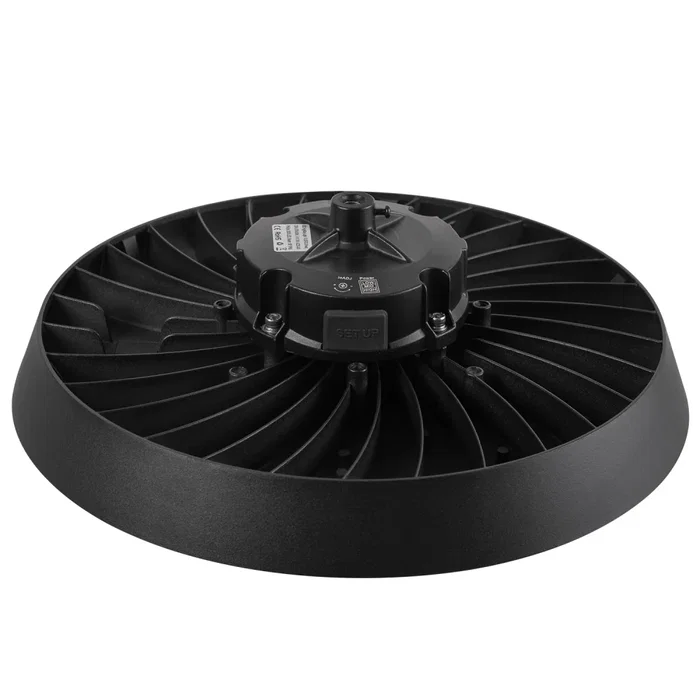 Lifud Campana LED 200W (120W-160W-200W) - 36000 Lm - Régulation 1-10V - Driver intégré - Chip Philips - Blanc Froid 6000K - IP65 - Réf. 1916-NS-HB200W-S-CW