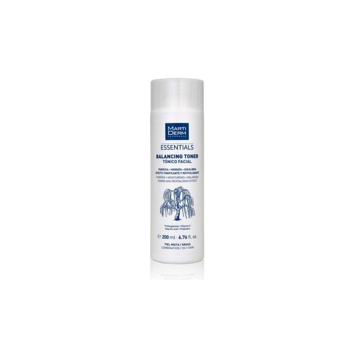 Martiderm ESSENTIALS Tonique Visage pour peaux mixtes à grasses 200 ml