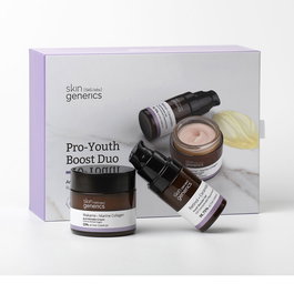 Skin Generics Duo Pro-Youth Boost - Crème Anti-Rides Gel Concentré Wakame 23% Actifs - Soin Anti-Âge Fermeté Hydratation - Lot 2 Pièces