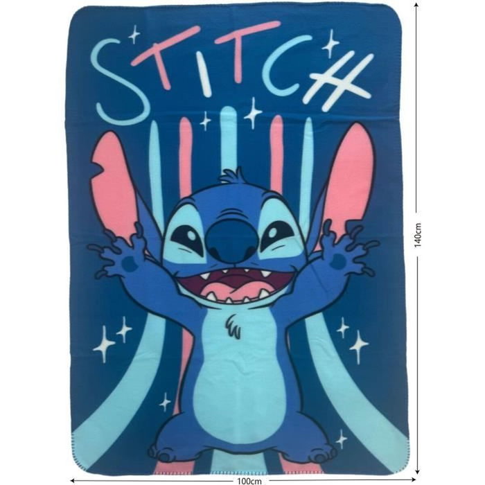 Stitch Manta LILO & STITCH Happy Stitch 100 x 140 cm Stitch Manta LILO & STITCH Happy Stitch 100 x 140 cm