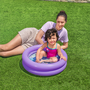 Bestway Piscine Gonflable Enfant 2 Anneaux Couleur Assortie 61x15 cm +2 Ans Jardin 51061