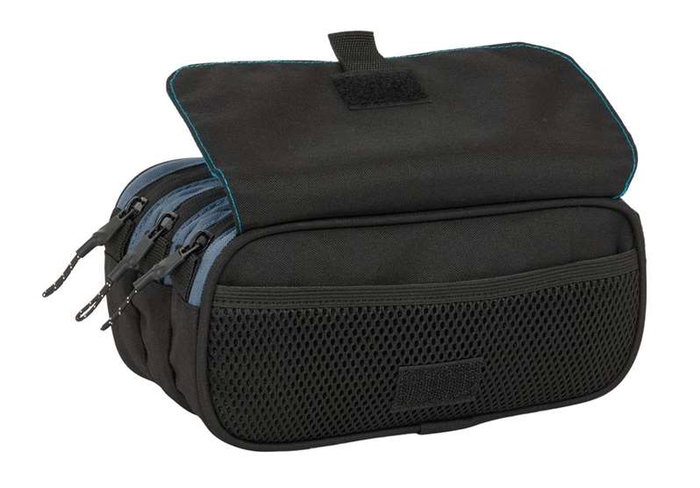Safta Blackfit8 California - Porte-tout triple grand en matière recyclée, 21,5 x 10 x 8 cm - Produit en espagnol