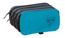 Safta Blackfit8 California - Porte-tout triple grand en matière recyclée, 21,5 x 10 x 8 cm - Produit en espagnol