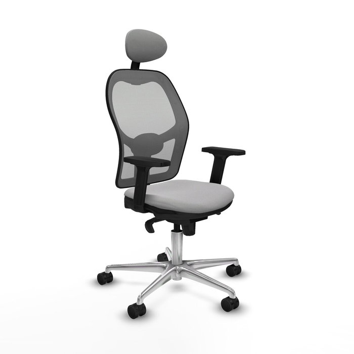 Piqueras y Crespo Chaise de Bureau avec Appui-tête Jorquera 2D086N1 Gris clair Piqueras y Crespo Chaise de Bureau avec Appui-tête Jorquera 2D086N1 Gris clair
