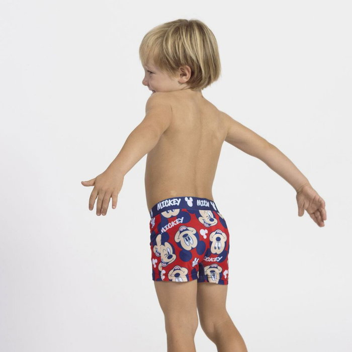 Boxer de Bain pour Enfants Mickey Mouse Rouge 2 ans Boxer de Bain pour Enfants Mickey Mouse Rouge 2 ans