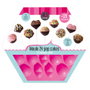 Lily Cook Moule à 24 Pop Cakes avec 120 Bâtonnets en Silicone